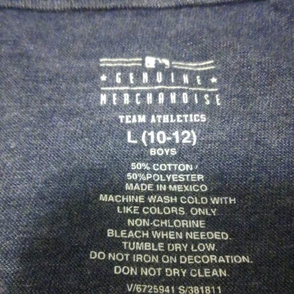 ⚾️ Cleveland Indians 🪶 Shirt Chief Wahoo ⚾ Large MLB Youth Boys 🔥 - Picture 4 of 6